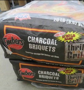 TWIN PACK OF EMBERS CHARCOAL BRIQUETS