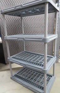 HEAVY DUTY PLASTIC SHELVING