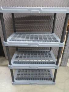 HEAVY DUTY PLASTIC SHELVING