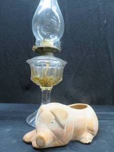 ANTIQUE OIL LAMP