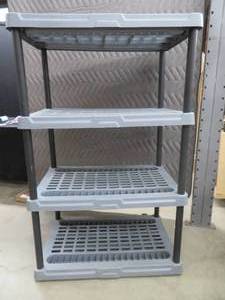HEAVY DUTY PLASTIC SHELVING