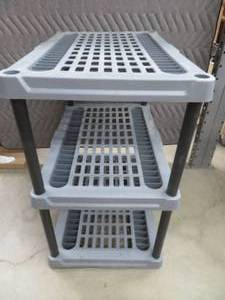 HEAVY DUTY PLASTIC SHELVING