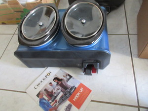 lot 222 image: CROCK POT HOOK UP DIP UNIT - NEW