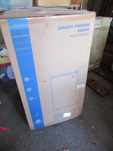 lot 200 image: MIDEA UPRIGHT FREEZER - BRAND NEW