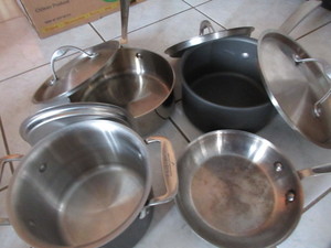 lot 248 image: ALL CLAD PAN SET