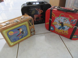 lot 310 image: THEMED LUNCHBOXES-LIKE NEW CONDITION