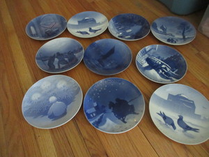 lot 415 image: BING AND GRONDAHL PLATES