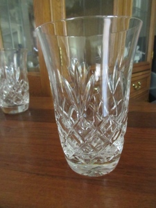 lot 459 image: CRYSTAL HIGH BALL GLASSES