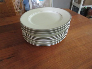 lot 501 image: MIKASA IVORY CHINA BELAIR SALAD PLATES