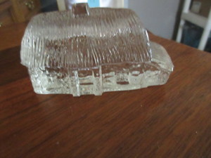 lot 518 image: WATERFORD LISMORE VILLAGE FIGURINE