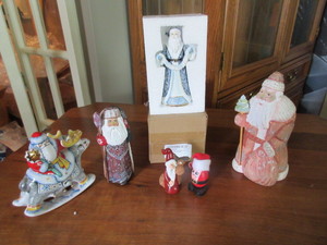 lot 547 image: RUSSIAN CHRISTMAS FIGURINES AND MORE