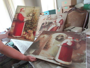 lot 570 image: LIMITED EDITION CHRISTMAS ART BY FABRICE DE VILLENEUEVE