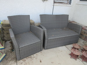 lot 719 image: ALL WEATHER WICKER FURNITURE