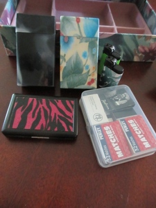 lot 187 image: JEWELRY STORAGE AND CIGARETTE CASES