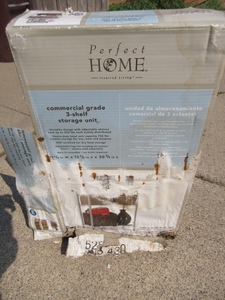 lot 728 image: PERFECT HOME COMMERCIAL GRADE  SHELF