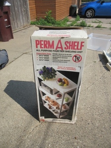 lot 729 image: PERMASHELF 4 TIER SHELVING UNIT