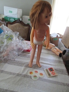 lot 350 image: CHARMIN CHATTY DOLL WITH DISCS