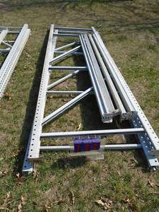 Pallet racking 12 x 8 x 42. 2 uprights & 4 crossbars. As shown.