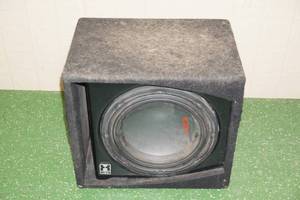 lot 2 image: Alpine Type R 12 Subwoofer in Ported Box