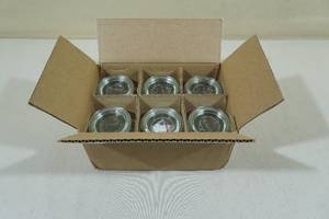 lot 66 image: 6 Weck Mini Tulip Jelly Jars