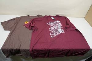 lot 120 image: 2 Religious Themed T-Shirts -3XL