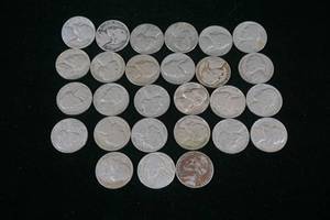 lot 144 image: US Jefferson Nickel Coins - Most Pre-1964