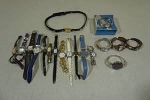 lot 153 image: Large Assortment of Watches - Folio, Timex