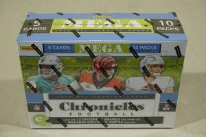 lot 158 image: 2020 Panini Chronicles MEGA Box of Football Card Packs