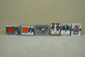 lot 165 image: Jersey Insert Football Cards - Burfict, Fant, Bengals, Auto Mannion, RBs, Grossman