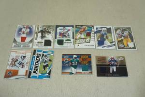 lot 168 image: Jersey Insert Football Cards - Maroney, Ricky Williams, Cooks