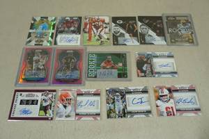 lot 175 image: Autographed Football Cards - Deguara, Lumpkin, Coulter