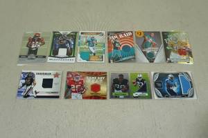 lot 181 image: Jersey Insert Football Cards - Sherman, Minshew, Cooper, Charles, Sankey