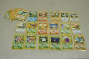 lot 182 image: Early Red Number Pokemon Cards - Some Shadowless
