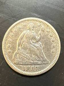 1857 Seated Liberty Dime