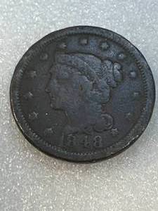 1848 Large Cent Penny