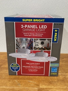 3 Panel LED Garage Light