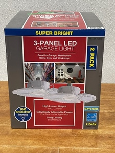 3 Panel LED Garage Light