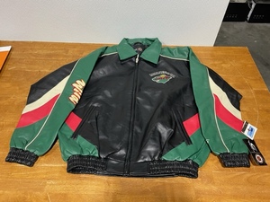 Minnesota Wild Leather Jacket NEW