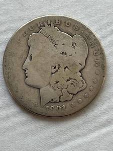 lot 13 image: 1901-O Morgan Silver Dollar