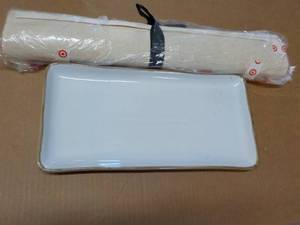 Stoneware Tray 14  x 7 and Table R...