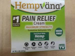 Hempvana Pain Relief Cream past ex...