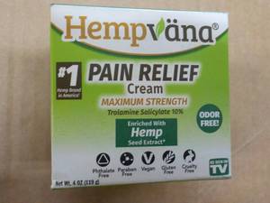 Hempvana Pain Relief Cream past ex...