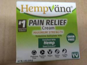 Hempvana Pain Relief Cream past ex...