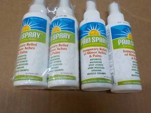 4 -4 oz Pain Spray...