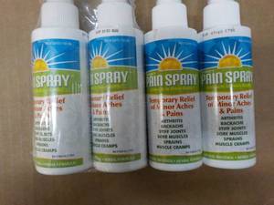 4 -4 oz Pain Spray...