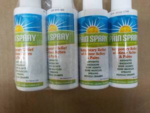 4 -4 oz Pain Spray...