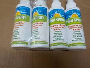 4 -4 oz Pain Spray...
