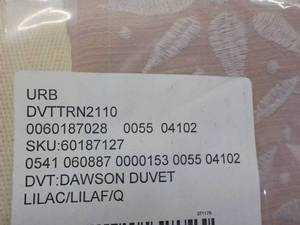 Dawson Duvet Lilac FullQueen reta...