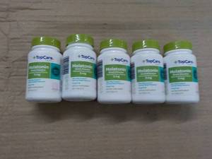 5 bottles 55 mg Melatonin exp 032...