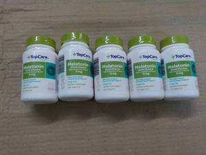 5 bottles 55 mg Melatonin exp 032...